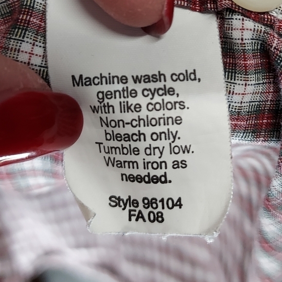 J.Crew med 15-151/2 plaid mens L/S Shirt style 96104 - Picture 11 of 11